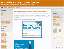 Tablet Screenshot of deghetto2.wordpress.com