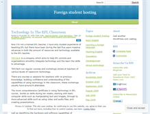 Tablet Screenshot of foreignstudenthosting.wordpress.com
