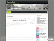 Tablet Screenshot of moderntarih.wordpress.com