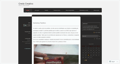 Desktop Screenshot of credocreativo.wordpress.com