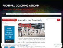 Tablet Screenshot of footballcoachingabroad.wordpress.com