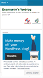 Mobile Screenshot of esamuelm.wordpress.com