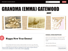 Tablet Screenshot of grandmagatewood.wordpress.com