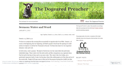 Desktop Screenshot of dogearedpreacher.wordpress.com