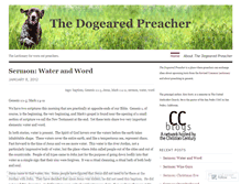 Tablet Screenshot of dogearedpreacher.wordpress.com