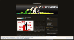 Desktop Screenshot of homensapiens.wordpress.com