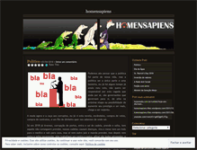 Tablet Screenshot of homensapiens.wordpress.com