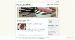 Desktop Screenshot of kitchenmeetsgirl.wordpress.com