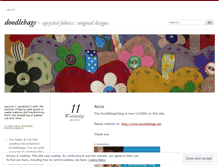 Tablet Screenshot of doodlebags.wordpress.com