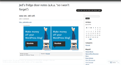 Desktop Screenshot of jedrm.wordpress.com