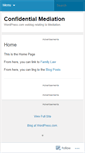 Mobile Screenshot of confidentialmediation.wordpress.com