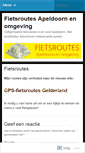 Mobile Screenshot of fietsroutesapeldoorn.wordpress.com