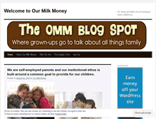 Tablet Screenshot of ourmilkmoneyblogspot.wordpress.com