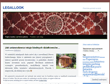 Tablet Screenshot of legallook.wordpress.com