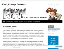 Tablet Screenshot of monjeguerrero.wordpress.com