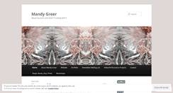 Desktop Screenshot of mandygreer.wordpress.com