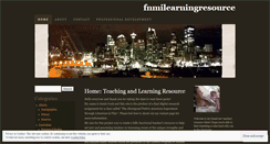 Desktop Screenshot of fnmilearningresource.wordpress.com