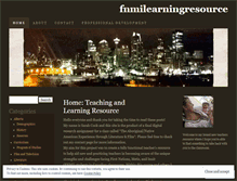 Tablet Screenshot of fnmilearningresource.wordpress.com