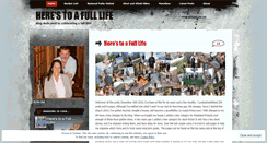 Desktop Screenshot of herestoafulllife.wordpress.com