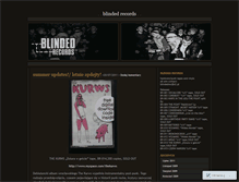 Tablet Screenshot of blindedrecs.wordpress.com