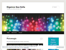 Tablet Screenshot of digamosquesofia.wordpress.com