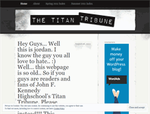 Tablet Screenshot of jfktitantribune.wordpress.com