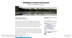Desktop Screenshot of intelligentevolvedinsane.wordpress.com