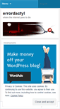 Mobile Screenshot of errordactyl.wordpress.com