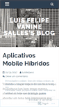 Mobile Screenshot of luisfelipevs.wordpress.com