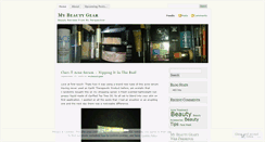 Desktop Screenshot of mybeautygear.wordpress.com