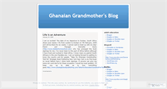 Desktop Screenshot of ghanaiangrandmother.wordpress.com