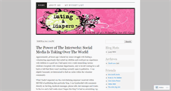 Desktop Screenshot of datinganddiapers.wordpress.com