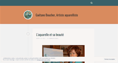 Desktop Screenshot of gaetaneboucher.wordpress.com