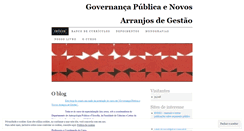 Desktop Screenshot of governancaegestao.wordpress.com