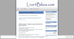 Desktop Screenshot of live4bikes.wordpress.com