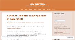 Desktop Screenshot of brewcalifornia.wordpress.com