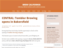 Tablet Screenshot of brewcalifornia.wordpress.com