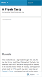 Mobile Screenshot of afreshtaste.wordpress.com