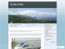 Tablet Screenshot of misviajesyhoteles.wordpress.com