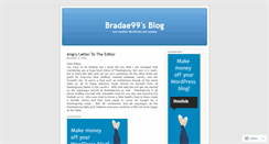 Desktop Screenshot of bradae99.wordpress.com