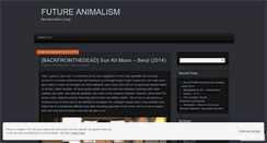 Desktop Screenshot of futureanimalism.wordpress.com