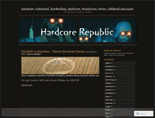 Tablet Screenshot of hardcorerepublic.wordpress.com