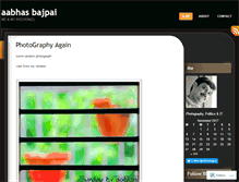 Tablet Screenshot of abhasbajpai.wordpress.com