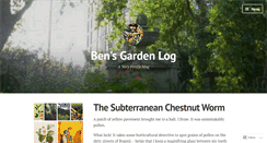 Desktop Screenshot of bensgarden.wordpress.com