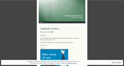 Desktop Screenshot of gamedicas.wordpress.com