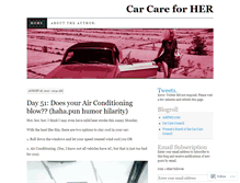 Tablet Screenshot of carcareforher.wordpress.com