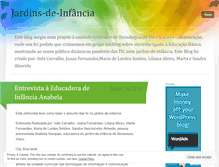 Tablet Screenshot of jardinsdeinfancia.wordpress.com