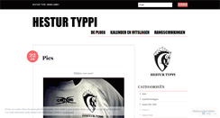 Desktop Screenshot of hesturtyppi.wordpress.com