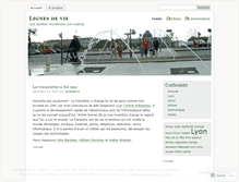 Tablet Screenshot of lignesdevie.wordpress.com