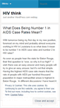 Mobile Screenshot of hivthink.wordpress.com